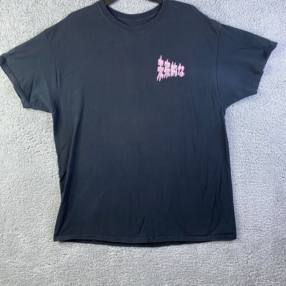 Eldon Shirt Mens Extra Large XL Black Crew Neck Short Sleeve Graphic